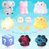 10Pack, Taba Squishy Fufu Squishy Fidget Toys Kit, Include Squishies Chick Toys, Cat Paws, Hamster, Stress Relief Toy