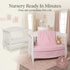 4 Set Set Set EVERYDAY KIDS Pc Crib Bedding for Girls Nursery Includes Baby Bed Quilt, Fitted Sheet, Dust Ruffle