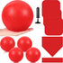 Hiboom 10 Pcs Kickball Set, 10 Inch Dodgeball Playground Balls with Bases, Needles, and Pump for Backyard Games