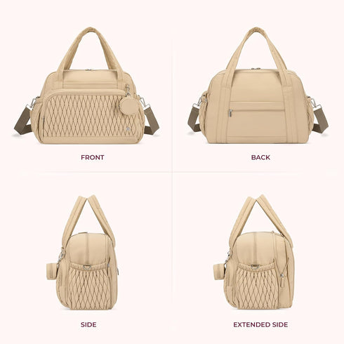 Large Capacity Crossbody Diaper Bag for Moms