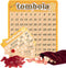 Vintage Tombola Bingo Game - Russian Lotto with Numbers 1-90 for Lottery, for up to 24 Players