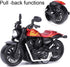 Motorcycle Model - Alloy Small Motorbike Car Model, Pull Back Miniature for Cake Toppers and Gifts