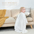 Set 100% 5-Piece Set (2 3 6 Muslin Baby Bath Towel - Organic Cotton Large Towels & Washcloths), Layer Absorbent Gauze