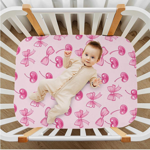 Pack 1, 39" 27" Pfrewn Mini Crib Sheets, n Play Sheets, Stretchy Portable Fitted Playard Sheet, Convertible Playard
