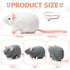 Honoson 8 Pcs Rat Plush Mouse Stuffed Animal, 7 Inch Fake Rat Toys, Cuddly Realistic Plushies for Birthday Halloween