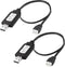 MEIRIYFA 7.4V 1A Lipo Battery USB Charger Cable, XH-3P 2S USB Connector Plug with LED Indicator Light for RC Car Rock