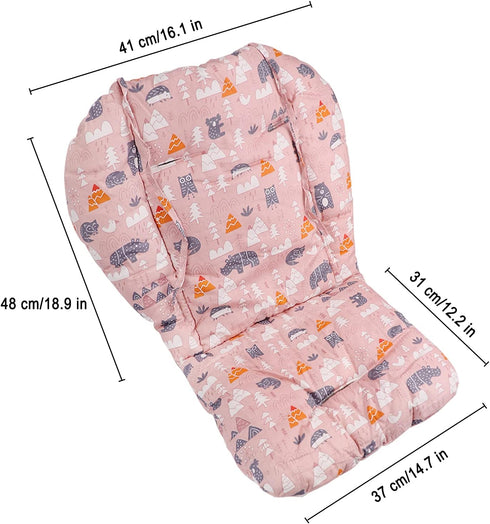High Chair Cushion, High Chair Cover Pad, High Chair Pad Cover, Light and Breathable, Soft and Comfortable, Make The