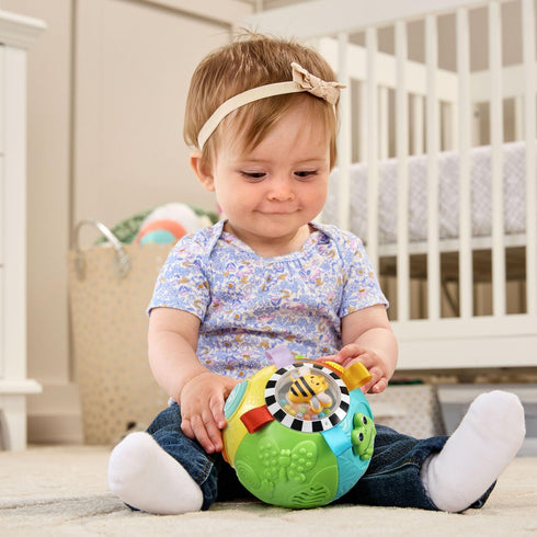 VTech On-the-Moove Activity Ball for Babies - Textured Orange Toy