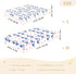 miaozhen 1 Pack 52x28 Cotton Baby Crib Sheets for Boys Girls Ultra Soft Cartoon Animal Swan Red Heart Muslin Crib