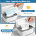 4 Pieces Wipes Dispenser Baby Wipes Case Container Case Wet Wipe Holder with Sealing Design Refillable Baby Wipe