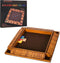 Upgraded Shut The Box Dice Game - 16.54’’ Wooden Board Math Game with 15 Numbers for 1-4 Players, 16 Dices