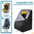 YOREPEK Car Seat Travel Bag for Airplane, Heavy Duty Car Seat Bags for Air Travel, Large Car Seat Carrier for Airport