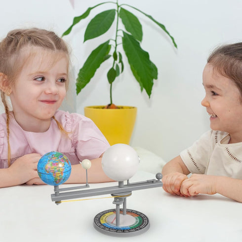 TOYANDONA Sun Earth Moon Orbital Model Solar System Project Kit for Kids Educational