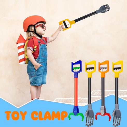 3 18" Lewtemi Pcs Claw Grabber Interactive Toy, Intelligence Grabber Toy Robotic Claw, Robotic Hand Pick up Tool