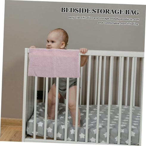 Kisangel Soft Cotton Diaper Organizer Bag for Strollers and Changing Tables