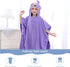 2-6 27.5"X 27.5"(Bird) MICHLEY Hooded Baby Towel Unisex Beach Bath Poncho, Soft Cotton Animal Kids Bathrobe for Years