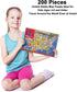 USA Map Puzzle for Kids - 200 Piece Jigsaw Puzzle with 50 States and Capitals, Ages 4 and Up