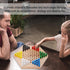Colorful Wooden Chinese Checkers Board Game Set, Classic Strategy Game for Kids and Adults, 7.8 Inch
