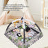 Sunisfa Cozy Baby Gym Play Mat, Activity Mat with Folding Design for Home, Portable Play Mat with Safe Material