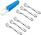 TeamFar Toddler Fork Set of 6, Stainless Steel Utensils, Non-Toxic & Healthy, Cute Animals with Travel Case -