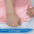 2 Pack, (52"x28"x8") Crib Sheets Girl Satin Soft & Silky Crib Sheet for Baby Hair Fitted Crib Sheets for Standard Crib
