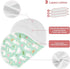 decor gift 4 Pack 22x11in Cotton Muslin Burp Cloths Large Breathable Cute Bunny Rabbit Butterfly Flower Light Green