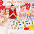 34 Pack Animal Pencil Erasers for Kids - Bulk Desk Pet Toy, 3D Mini Puzzle Erasers, Treasure Box Toys Game Prize