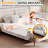 strenkitech Beds48inch Foldable Toddler Bed Rails - Kids Guard Bumper for Crib Safe Bed Side Rail for Twin Queen King