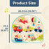 B. toys Vehicles On The Go! Wooden Peg Puzzle, Educational Puzzle for Toddlers, 7 Chunky Pieces