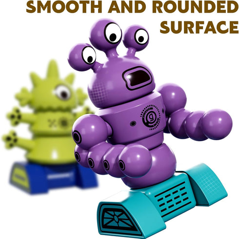 3-5 Set 3 4 5 6 7 TEMI Magnet Robot Toy for Kids Years Old - Monster Magnet Toys Stacking Transform Toys with Storage
