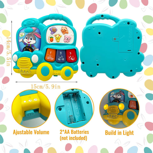 Baby Music Toys for 12-18 Months, Animal Baby Piano Musical Light Infant Toys, Birthday Gift for 1-2 Year Olds