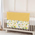 Summer 30x40 Lemons Baby Blankets for Girl Boy Lemon Branch Leaves Flowers Soft Mink Dotted Backing Double Layer