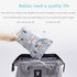 FANSHINUO Diaper Storage Bag Portable Large Capacity for Travel Organizers Oxfords Fabric Diaper Bag