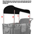 LUAATT W2/W4 Models,UPF50+ Stretchy Panoramic Canopy Compatible with Wonderfold Stroller Wagons All Sun Protection
