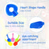 24 7.7 Inch Junkin Pcs Mini Plastic Sand Shovel Beach Toys Long Play Colorful Scoop Rake Sand Shovels for Beach