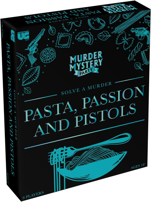 Murder Mystery Party, Pasta, Passion & Pistols - Host Your Own Italian Restaurant Murder Mystery Dinner