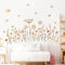 decalmile Boho Flower Wall Decals Wildflower Floral Dandelion Grass Wall Stickers Baby