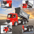 Leopmase Set Set Remote Control Excavator and Dump Truck Toy - RC Excavator and Dump Truck with Lights and Sounds