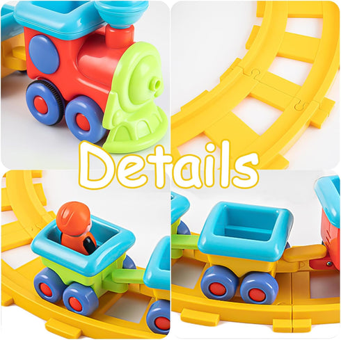 Sets, Sets 1-3 Toy Train, Musical Electric Train Toys, Children's Electric Train Train Tracks, Train Suitable