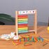 Wooden Abacus for Kids Math, 100 Counting Sticks & Number Cards 1-100, Educational Math Games for Preschool Learning