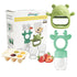 Powerwan Baby Fruit Feeder with Popsicle Mold Cute Teething Toys Silicone Teethers for
