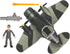 Indiana Jones Worlds of Adventure Doctor Juergen Voller with Plane Action Figure Set, 2.5-inch