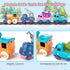 Dynffur Set 2-4, 2 3 4 5 2-5 Electric Train for Toddler Control Music Train Toy with Light, Tracks, Toddler Toys