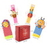 Bloobloomax Baby Rattles Toys for 0-12 Month, Infant Girl Boy Toys Set with Wrist Rattle Socks