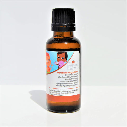 Punkin Butt Teething Oil and Ear Oil for Sore Gum and Ear Canal Relief | All Natural, Organic, Safe for Infants
