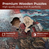 A3 272 15.4" 10.9" (39.1cm 27.6cm) Crafthub Landscape Puzzle for Adults out of Quality Wood Lighthouse Puzzle