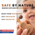 HIPPO TOYS Set 0-12 Natural Wooden Teether & Rattle for Babies Months | Montessori Sensory Toys | Plastic-Free