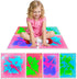 Sensory Liquid Floor Tiles for Kids: Liquid Fusion Activity Mat 4 Pack