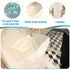 QOOMABA Cloth Diaper Sprayer Splatter Shield - Snap Design to Avoid Falling, Stable Placement Allows for One-Handed
