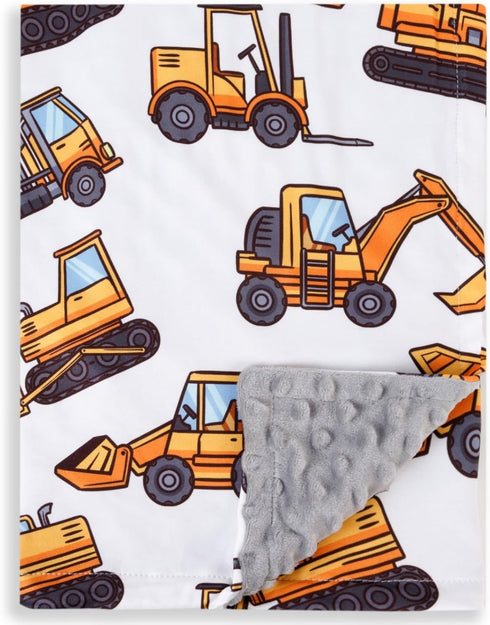 FIGEPO New Born Baby Boy Double Layer Fuzzy Nursery Toddler Blanket - Soft